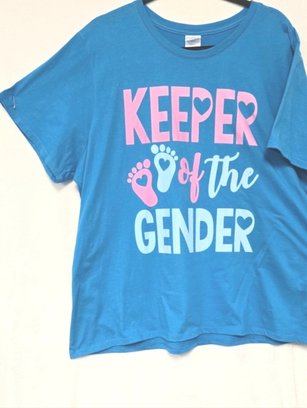 Keeper of the Gender Reveal Graphic T-Shirt Crewneck 3X